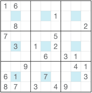 Zentrumspunkt-Sudoku