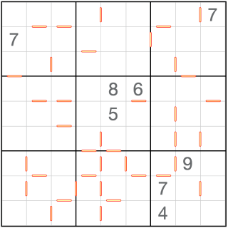 Aufeinanderfolgendes Sudoku