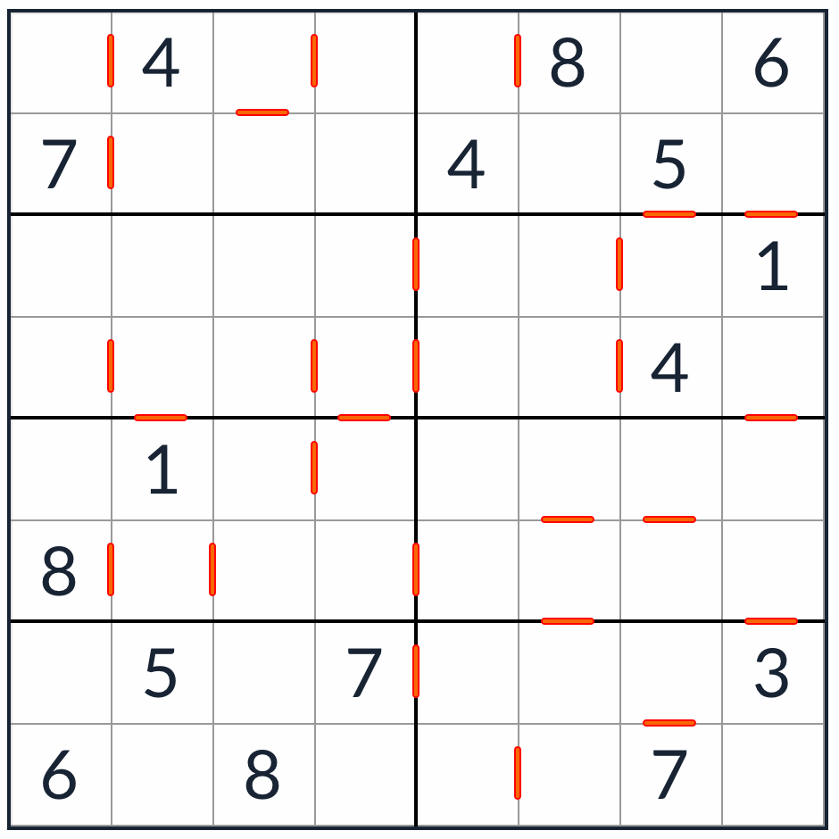Folge Sudoku 8x8