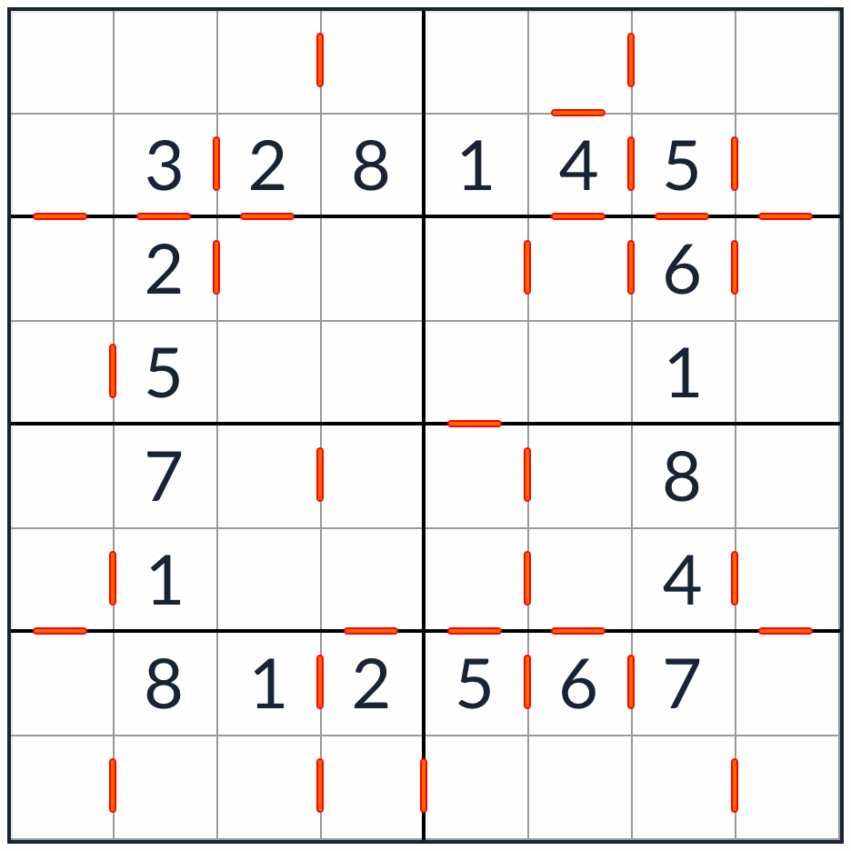Anti-Knight-aneinander-Sudoku 8x8