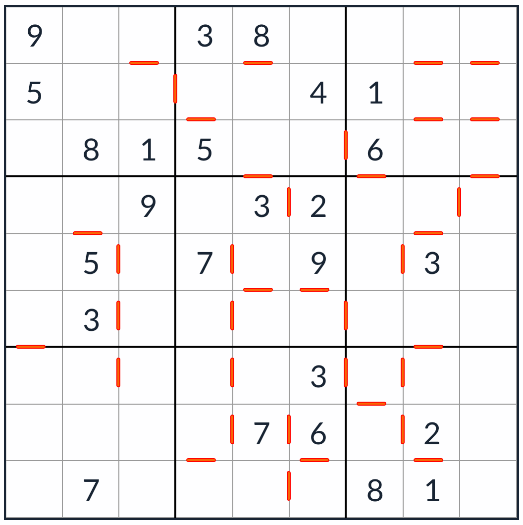 Anti-Knight-aneinander-Sudoku