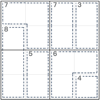 Killer-Sudoku 4x4