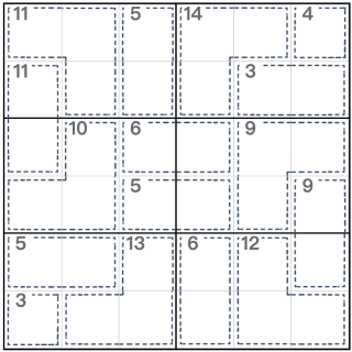 Killer-Sudoku 6x6