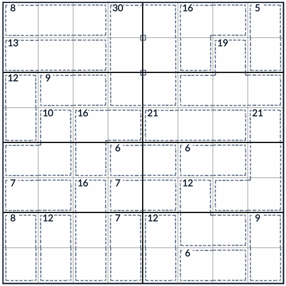 Anti-King-Knight-Killer Sudoku 8x8