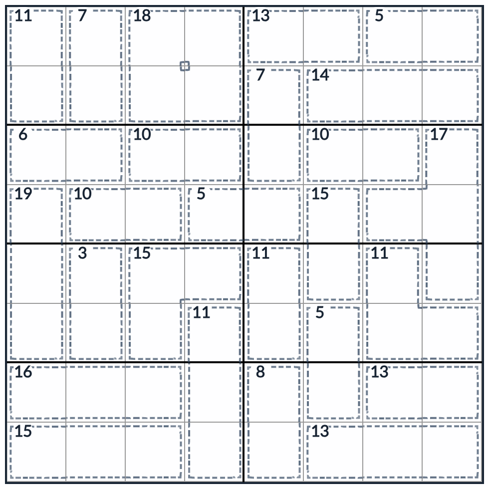 Anti-Knight-Killer Sudoku 8x8