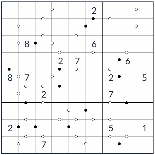Anti-King-Kropki Sudoku Frage