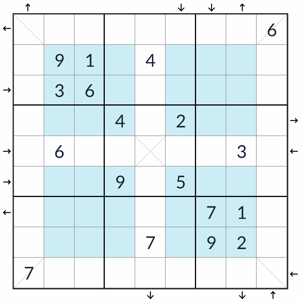 Hyper -diagonaler Rossini Sudoku