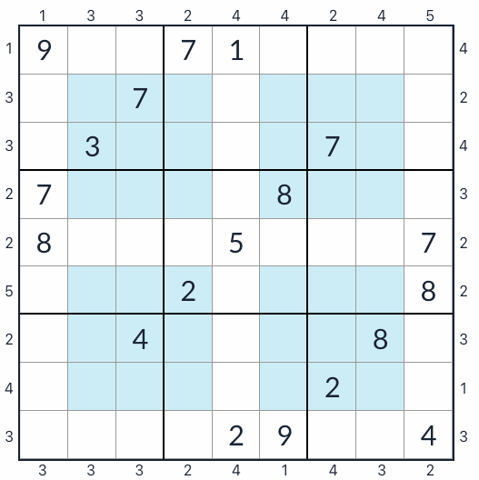 Hyper Wolkenkratzer Sudoku