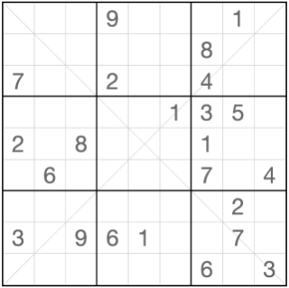 Diagonales Sudoku