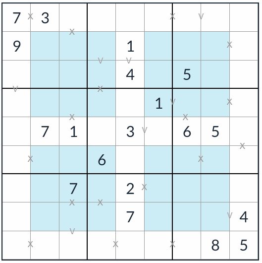 Anti-King-Hyper XV Sudoku